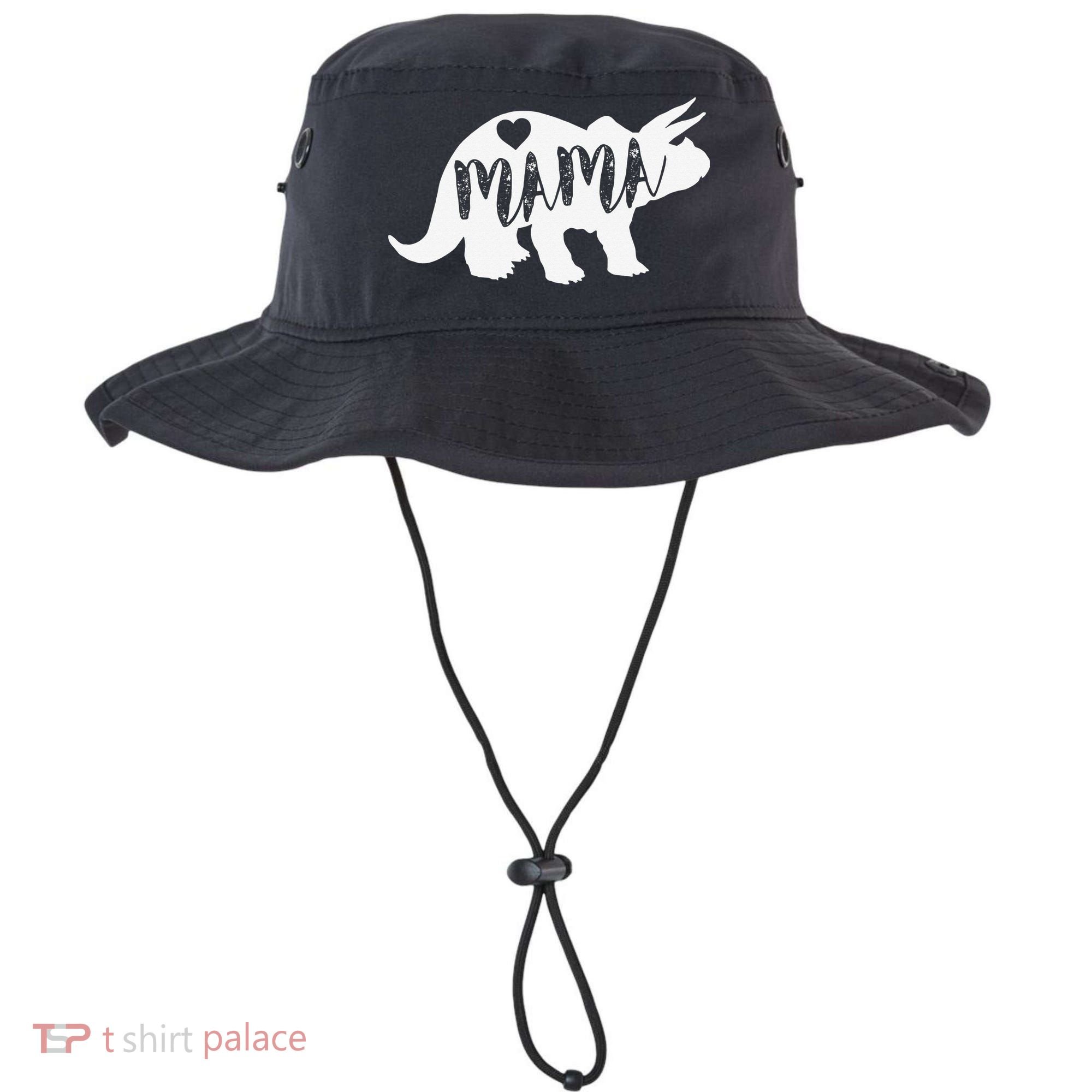 Mama Triceratops Dinosaur Funny Gift For Mother Day Bucket Hat