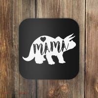 Mama Triceratops Dinosaur Funny Gift For Mother Day Coaster thumb 0