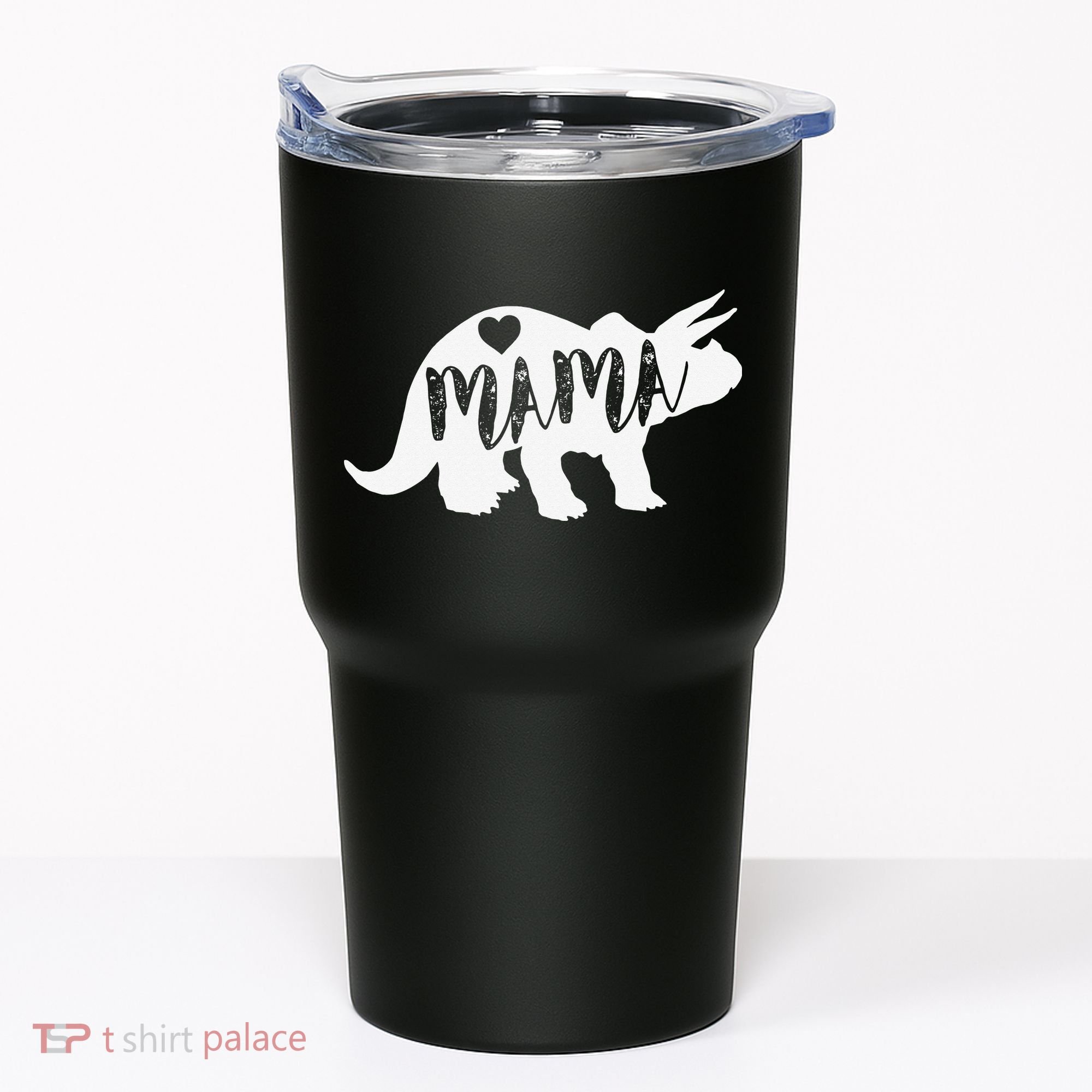 Mama Triceratops Dinosaur Funny Gift For Mother Day Tumbler
