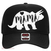 Mama Triceratops Dinosaur Funny Gift For Mother Day Hat thumb 0
