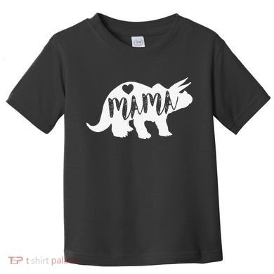 Mama Triceratops Dinosaur Funny Gift For Mother Day Toddler T-Shirt