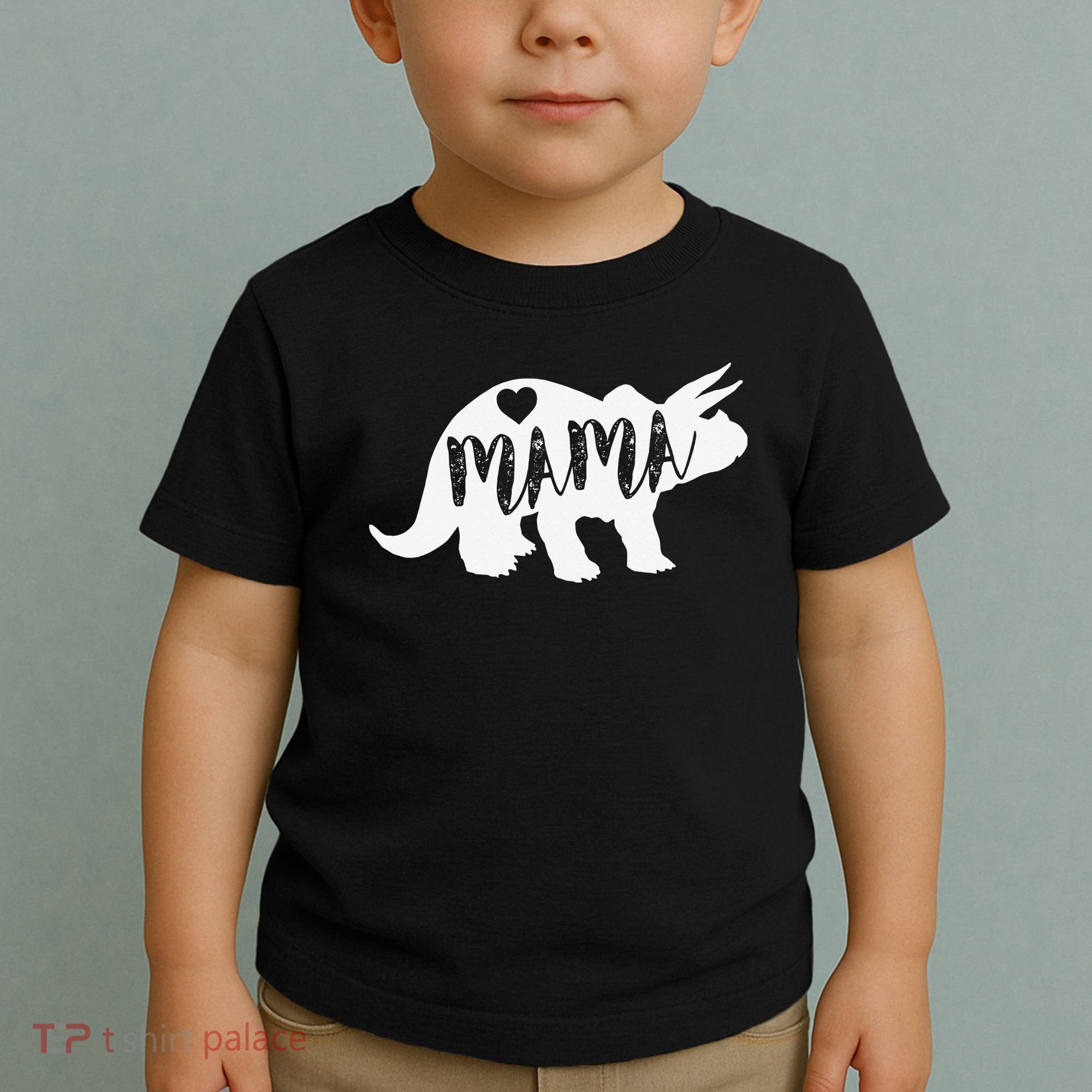 Mama Triceratops Dinosaur Funny Gift For Mother Day Toddler T-Shirt