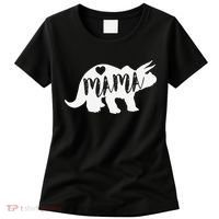 Mama Triceratops Dinosaur Funny Gift For Mother Day Women's T-Shirt thumb 0