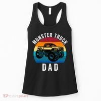 Monster Truck Dad FatherS Day Dads Love Monster Trucks Too Women's Tank Top thumb 0