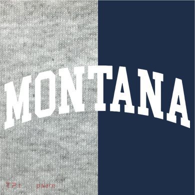 Montana Throwback Design Classic Kids Colorblock Raglan Jersey