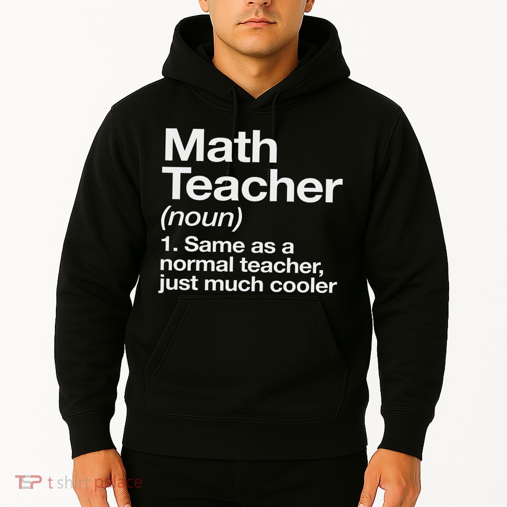 Math Teacher Definition Funny Back To School First Day Hoodie