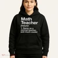 Math Teacher Definition Funny Back To School First Day Hoodie thumb 5
