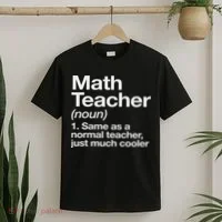 Math Teacher Definition Funny Back To School First Day T-Shirt thumb 2