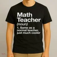 Math Teacher Definition Funny Back To School First Day T-Shirt thumb 3