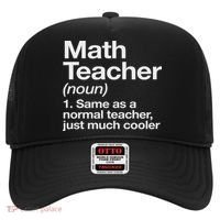 Math Teacher Definition Funny Back To School First Day Hat thumb 0