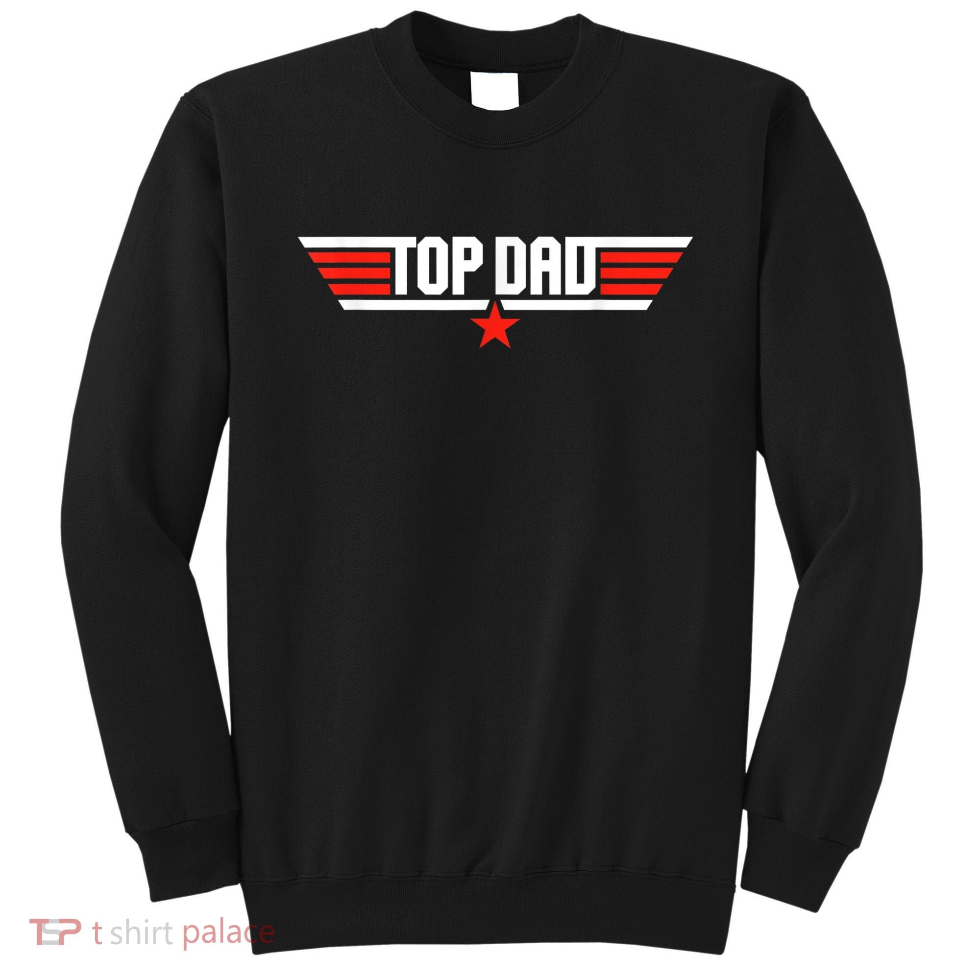 Mens Top Dad Funny Cool 80s 1980s Father Father's Day Sweatshirt