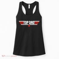 Mens Top Dad Funny Cool 80s 1980s Father Father's Day Women's Tank Top thumb 0