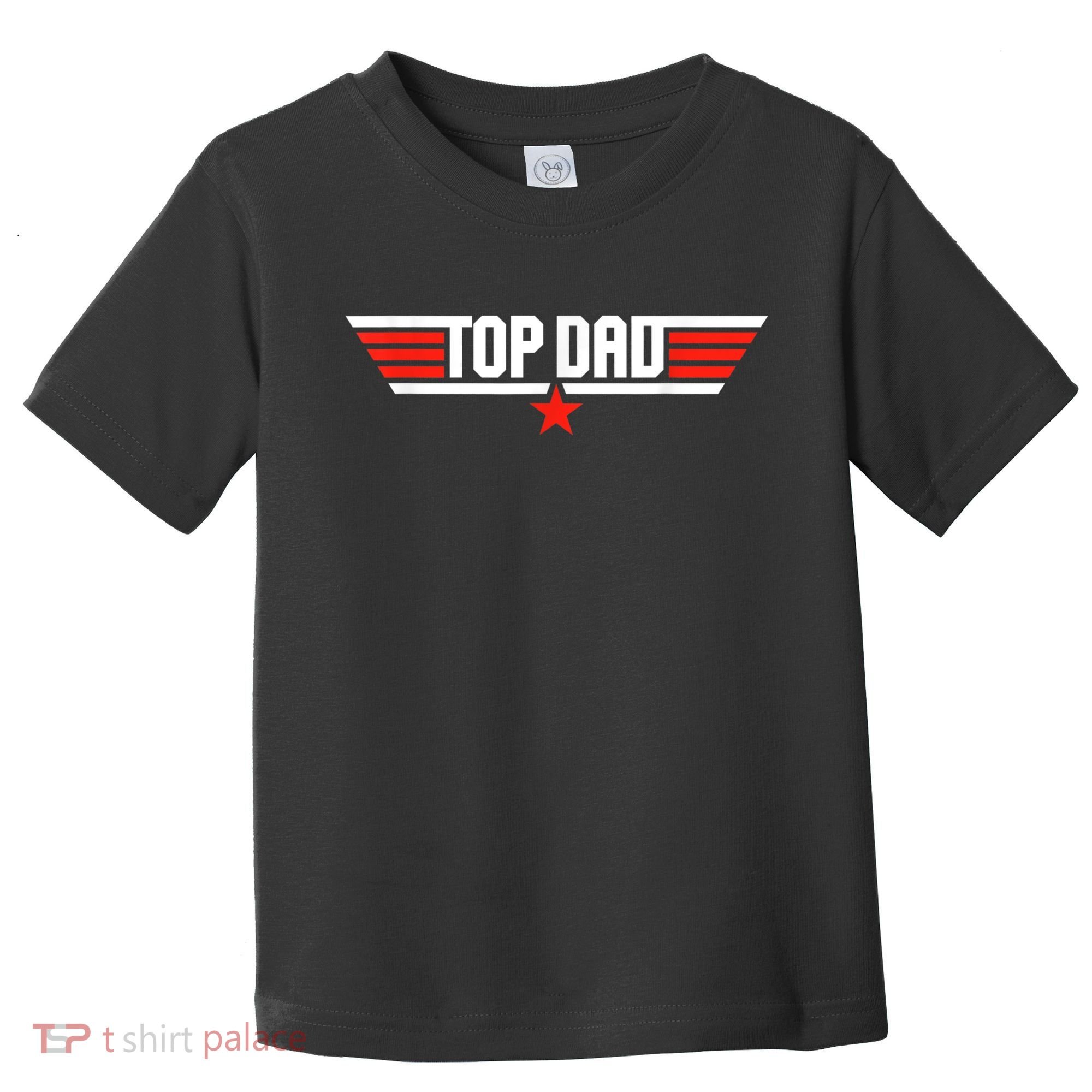 Mens Top Dad Funny Cool 80s 1980s Father Father's Day Toddler T-Shirt