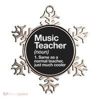 Music Teacher Definition Funny Back To School First Day Ornament thumb 0