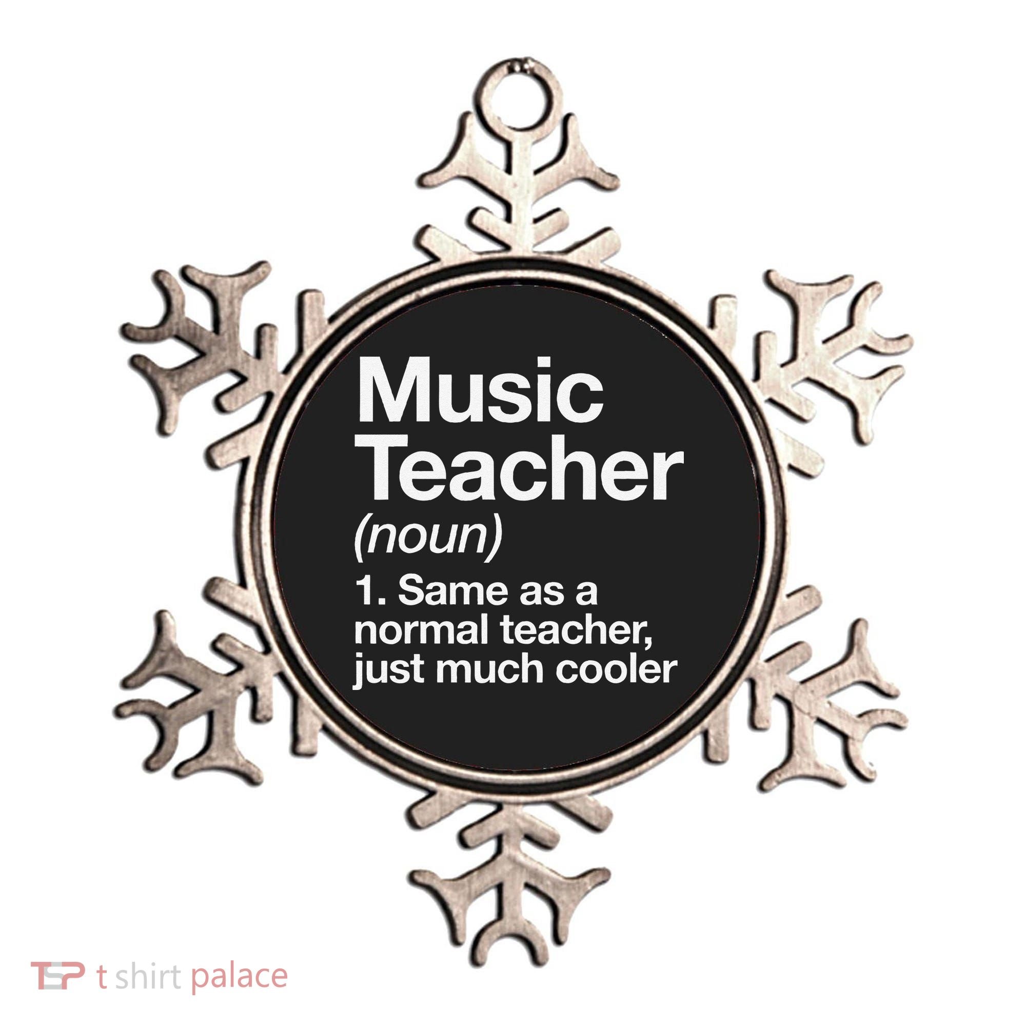 Music Teacher Definition Funny Back To School First Day Ornament