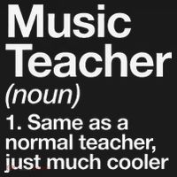 Music Teacher Definition Funny Back To School First Day Ornament thumb 1