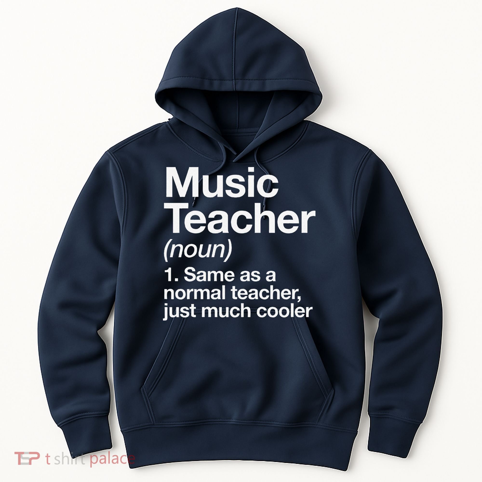 Music Teacher Definition Funny Back To School First Day Hoodie