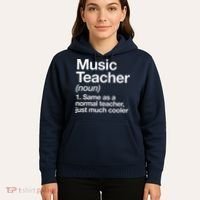 Music Teacher Definition Funny Back To School First Day Hoodie thumb 5