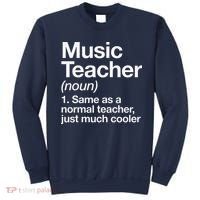 Music Teacher Definition Funny Back To School First Day Sweatshirt thumb 0