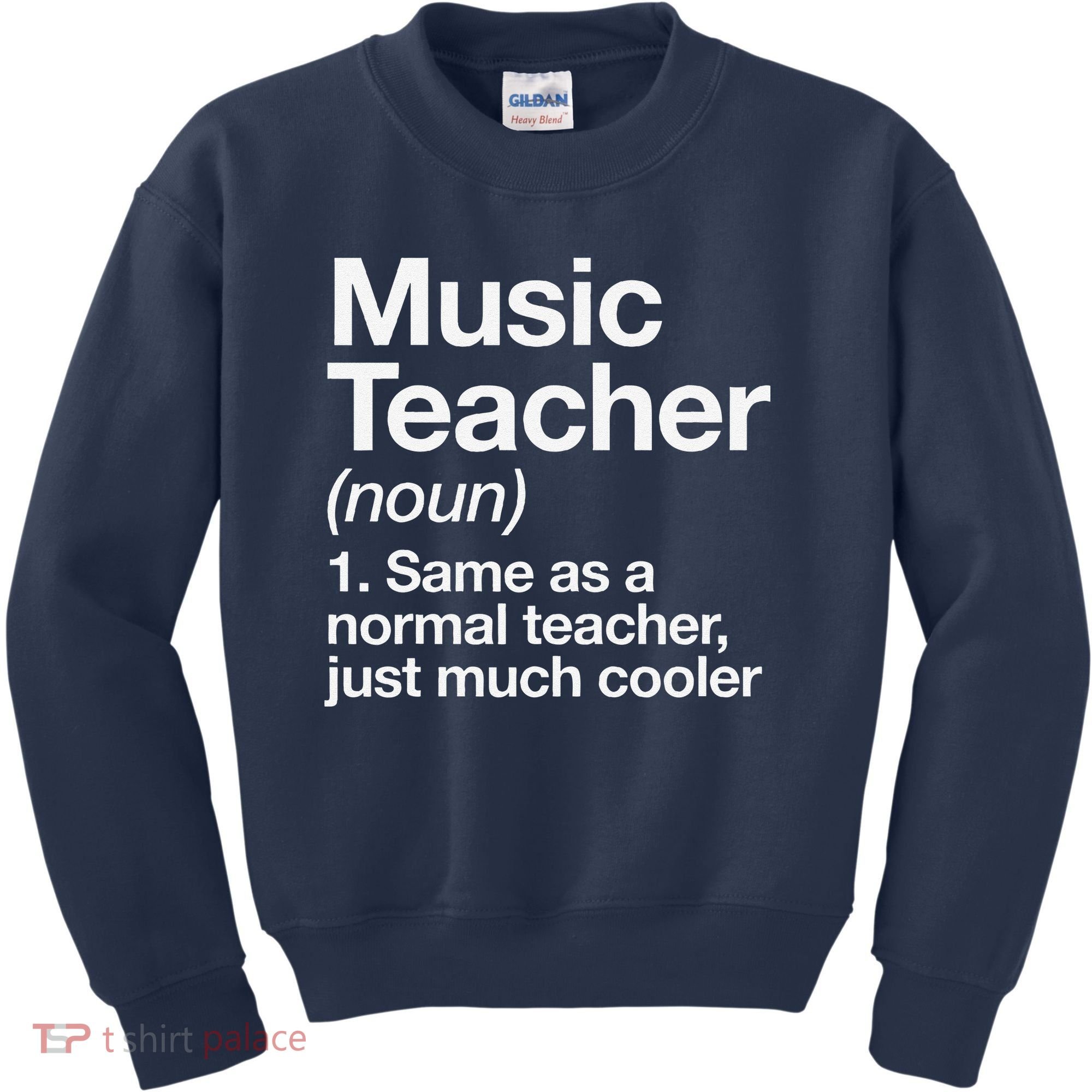 Music Teacher Definition Funny Back To School First Day Kids Sweatshirt
