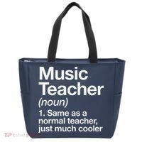 Music Teacher Definition Funny Back To School First Day Tote Bag thumb 0