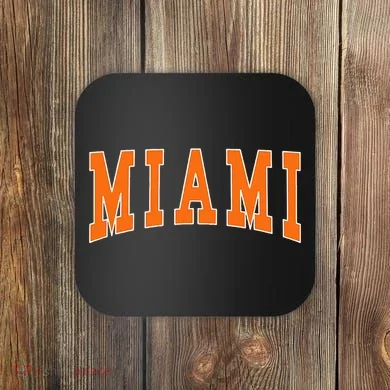 Miami Throwback Design Classic Coaster