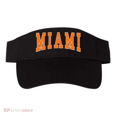 Miami Throwback Design Classic Visor