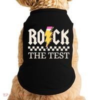 Motivational Testing Day For Teacher Student Rock The Test  Doggie Tank thumb 0