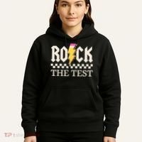 Motivational Testing Day For Teacher Student Rock The Test  Hoodie thumb 5