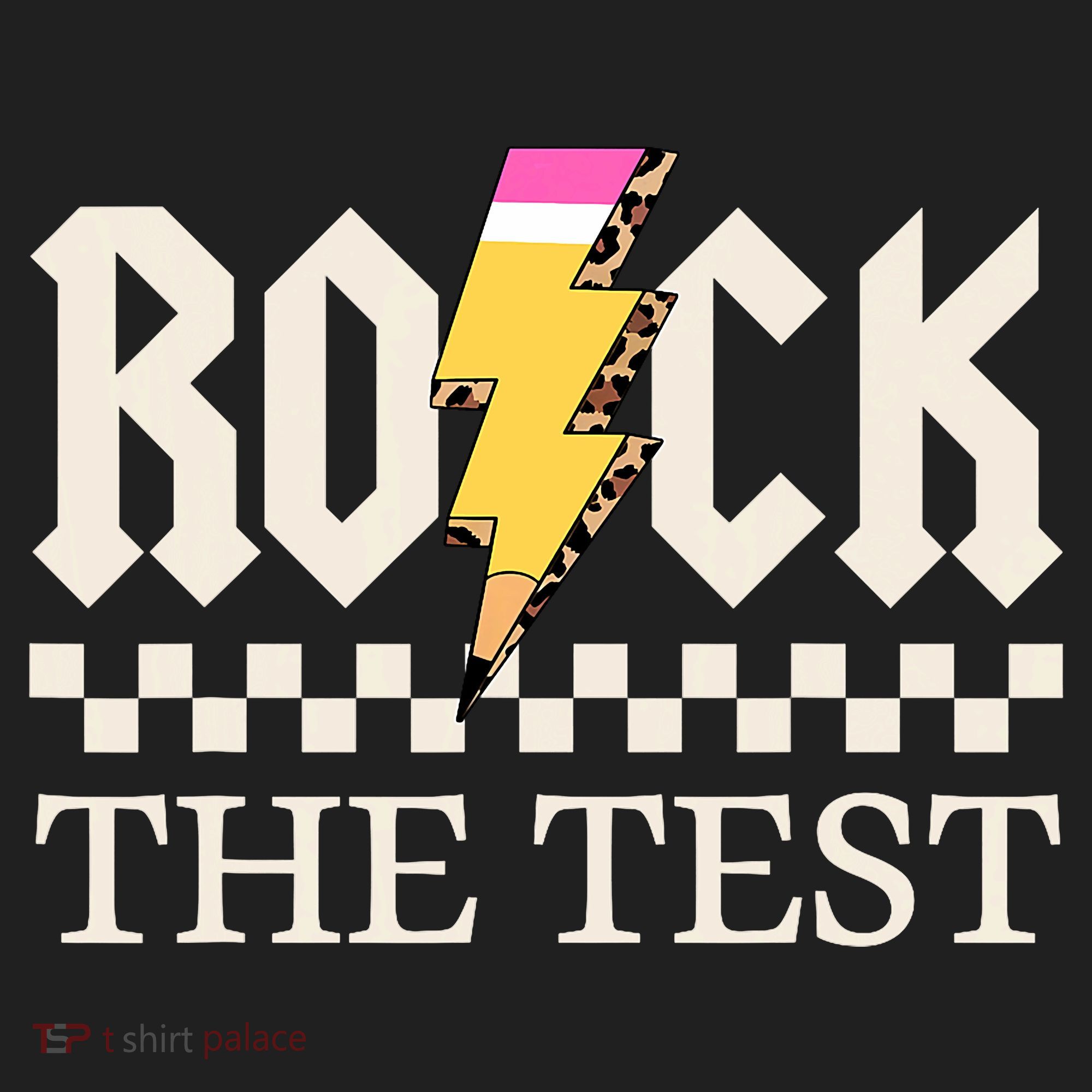 Motivational Testing Day For Teacher Student Rock The Test  Beanie