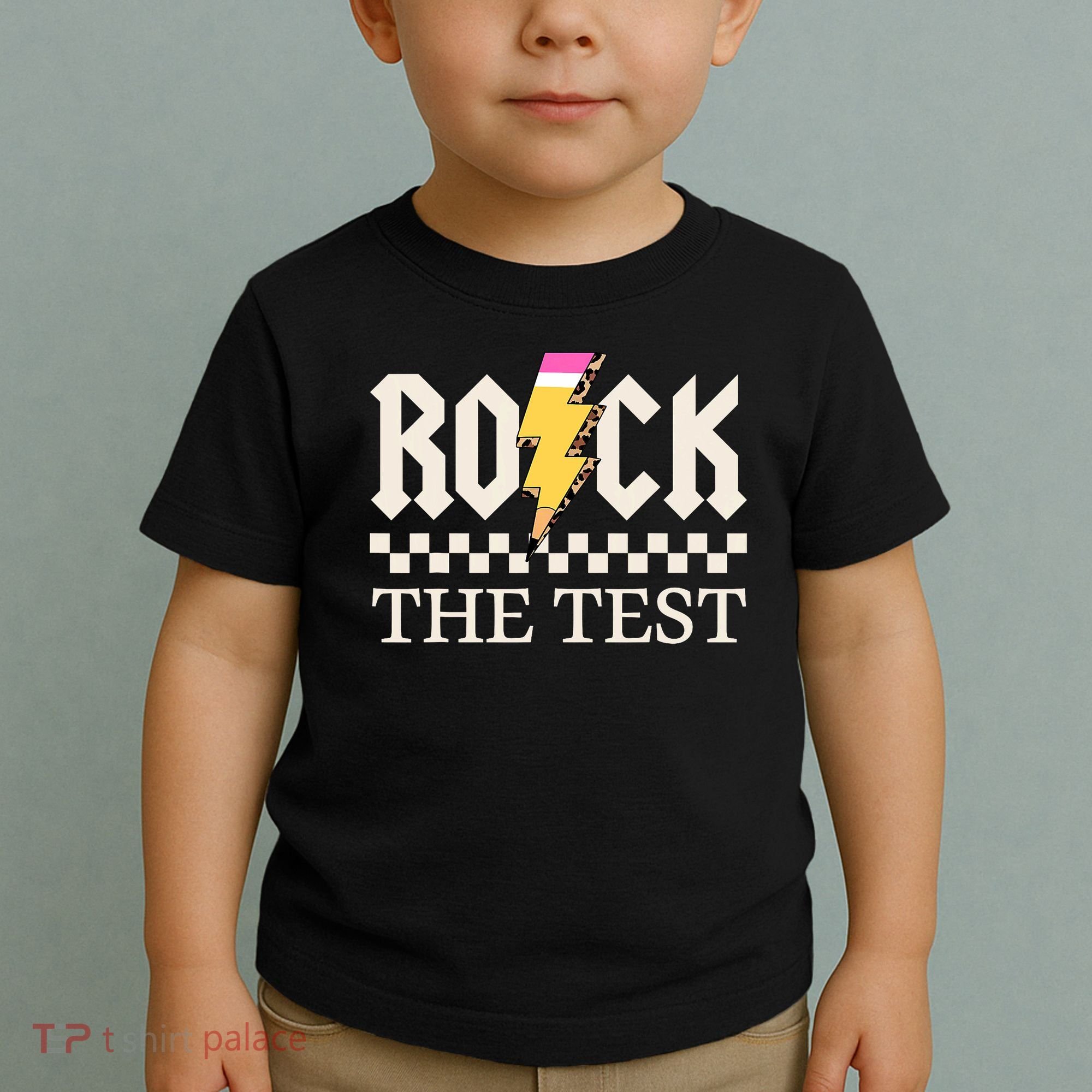 Motivational Testing Day For Teacher Student Rock The Test  Toddler T-Shirt