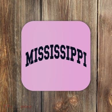 Mississippi Throwback Design Classic Coaster
