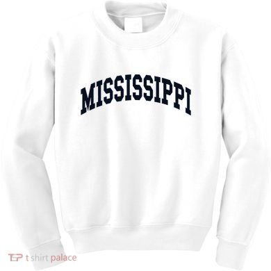 Mississippi Throwback Design Classic Kids Sweatshirt