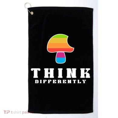 Mushroom Think Different Golf Towel