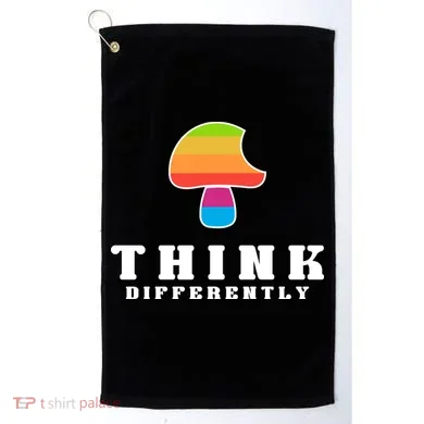 Mushroom Think Different Golf Towel