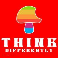 Mushroom Think Different Sweatshirt thumb 3