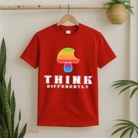 Mushroom Think Different T-Shirt thumb 2