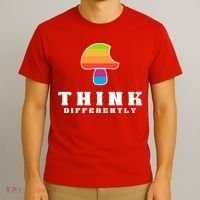 Mushroom Think Different T-Shirt thumb 3