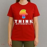 Mushroom Think Different T-Shirt thumb 4