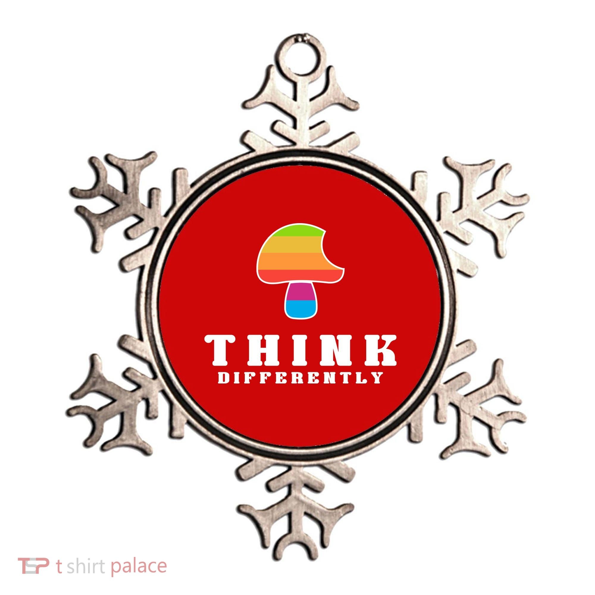 Mushroom Think Different Ornament