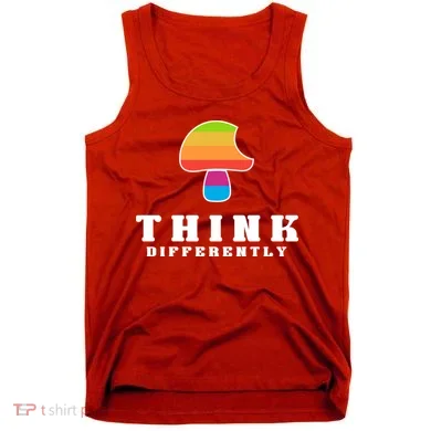 Mushroom Think Different Tank Top