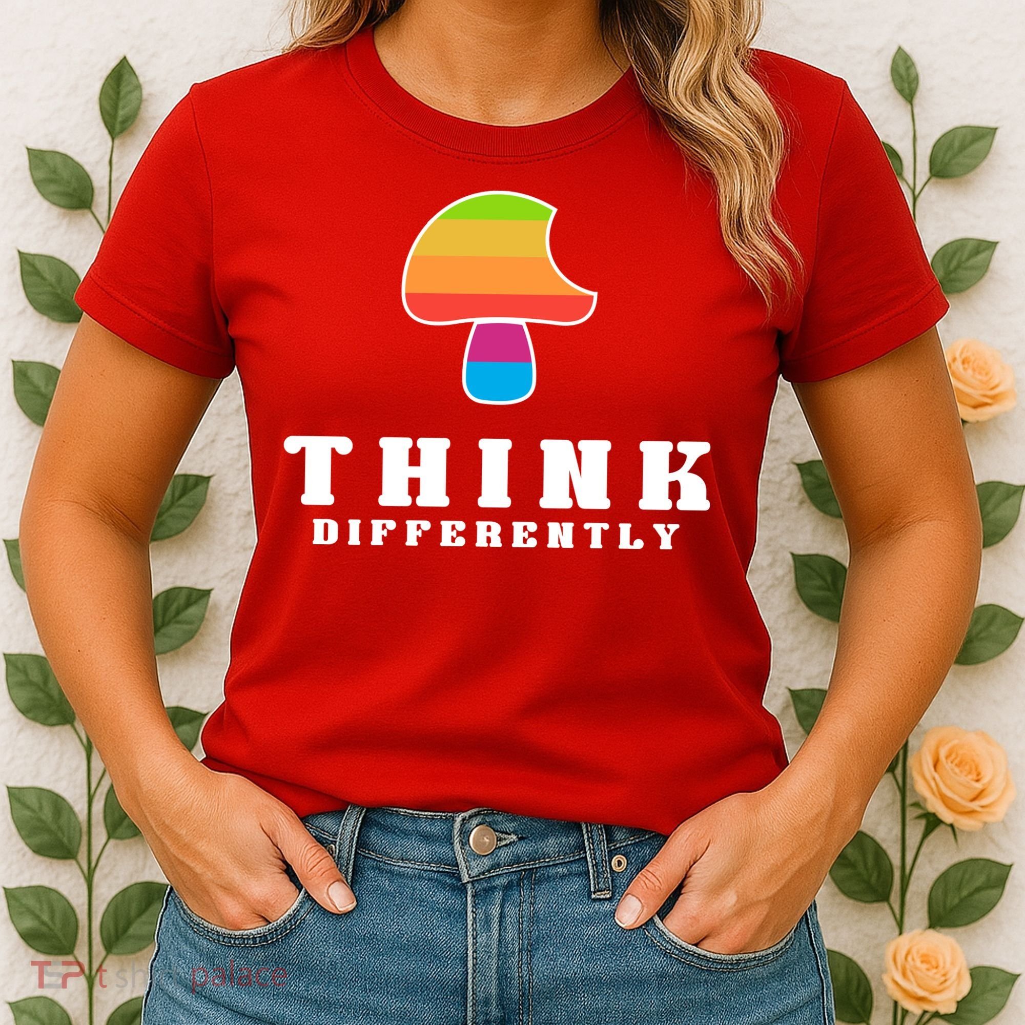 Mushroom Think Different Women's T-Shirt