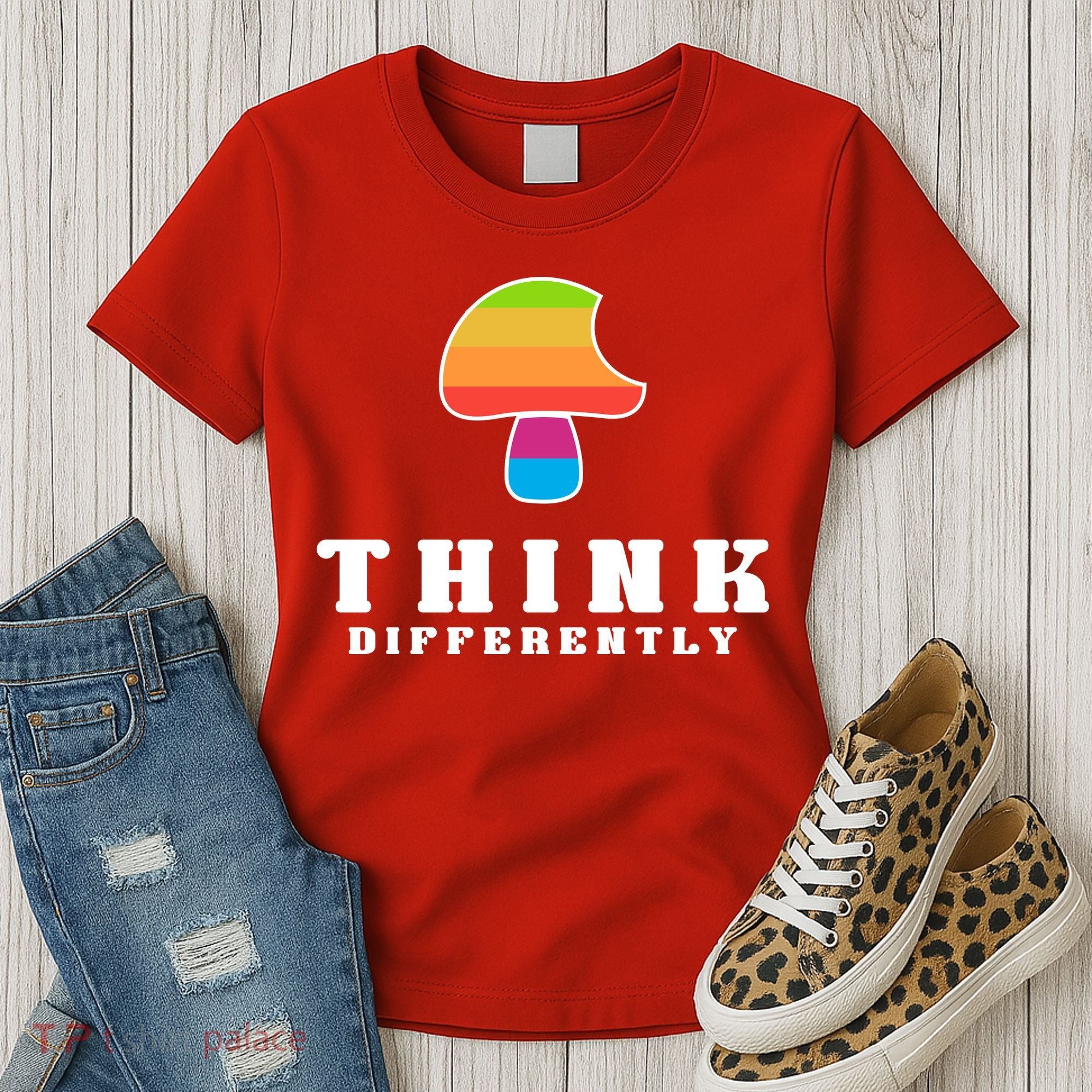 Mushroom Think Different Women's T-Shirt