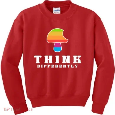Mushroom Think Different Kids Sweatshirt