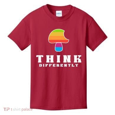 Mushroom Think Different Kids T-Shirt
