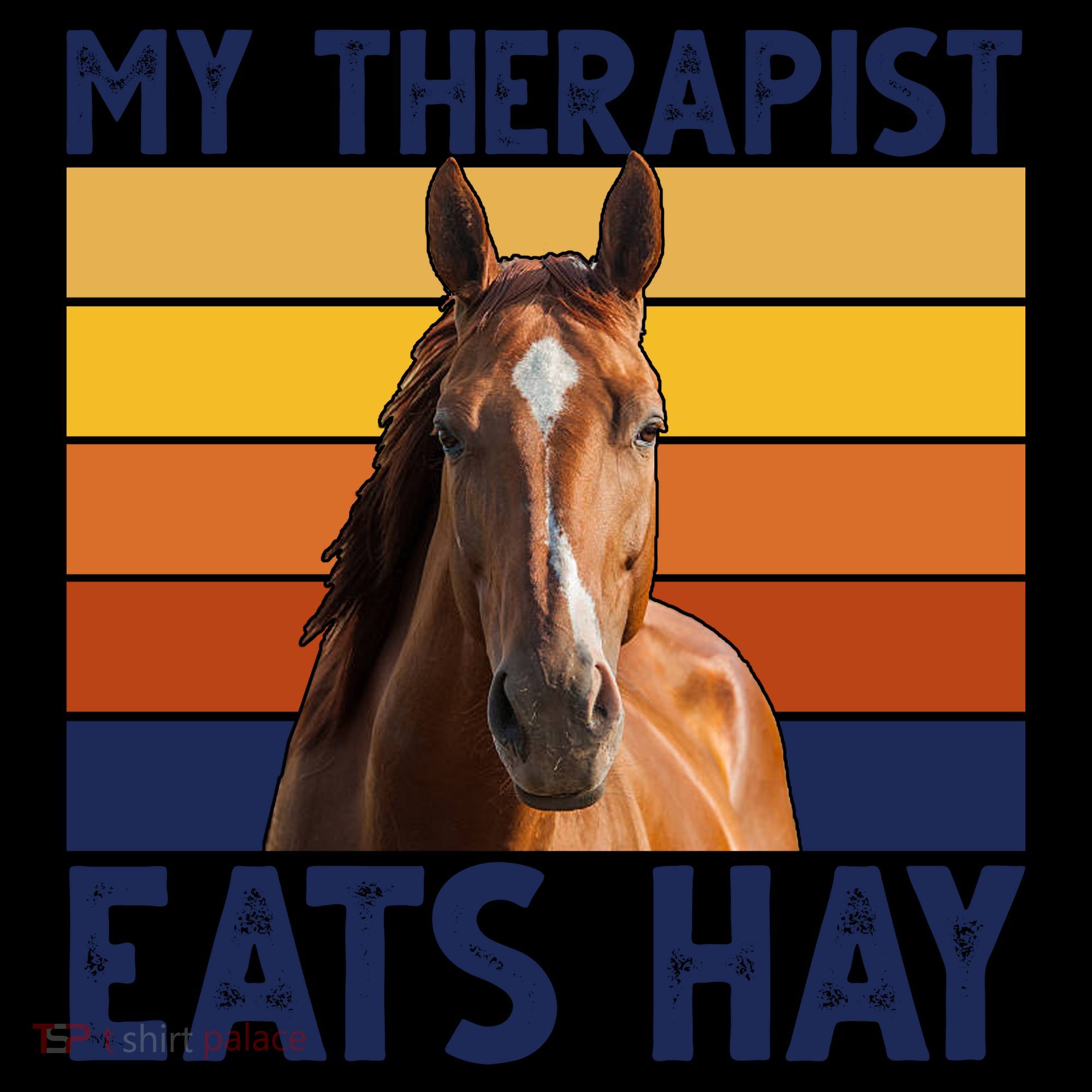 My Therapist Eats Hay Funny Horse Lover Coffee Mug
