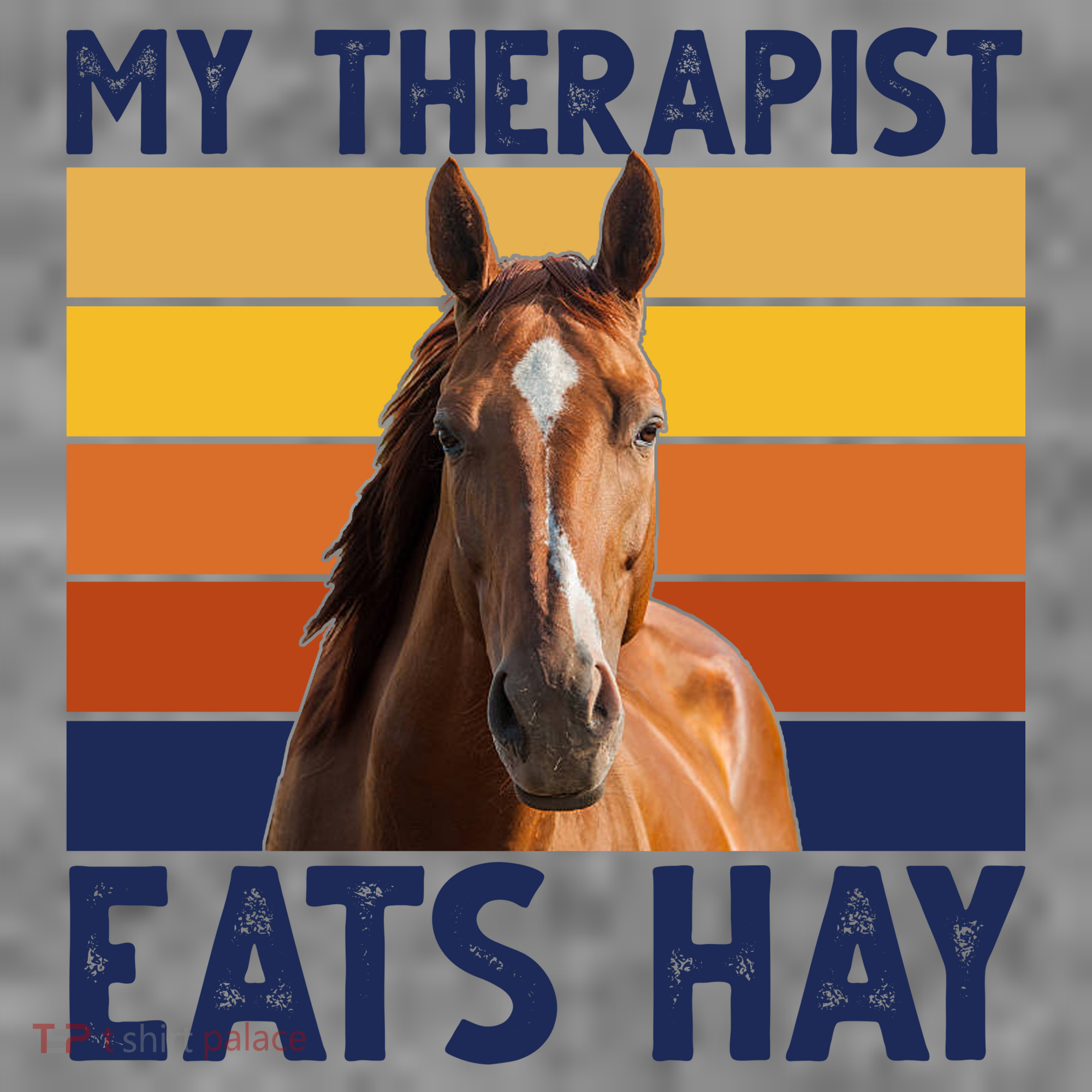 My Therapist Eats Hay Funny Horse Lover T-Shirt