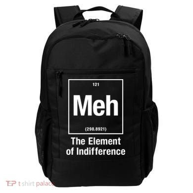 Meh The Elet Of Indifference Gift Backpack