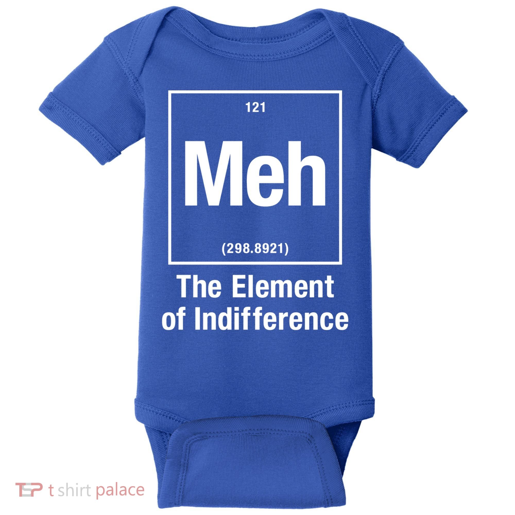Meh The Elet Of Indifference Gift Baby Bodysuit