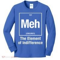 Meh The Elet Of Indifference Gift Kids Long Sleeve Shirt thumb 0